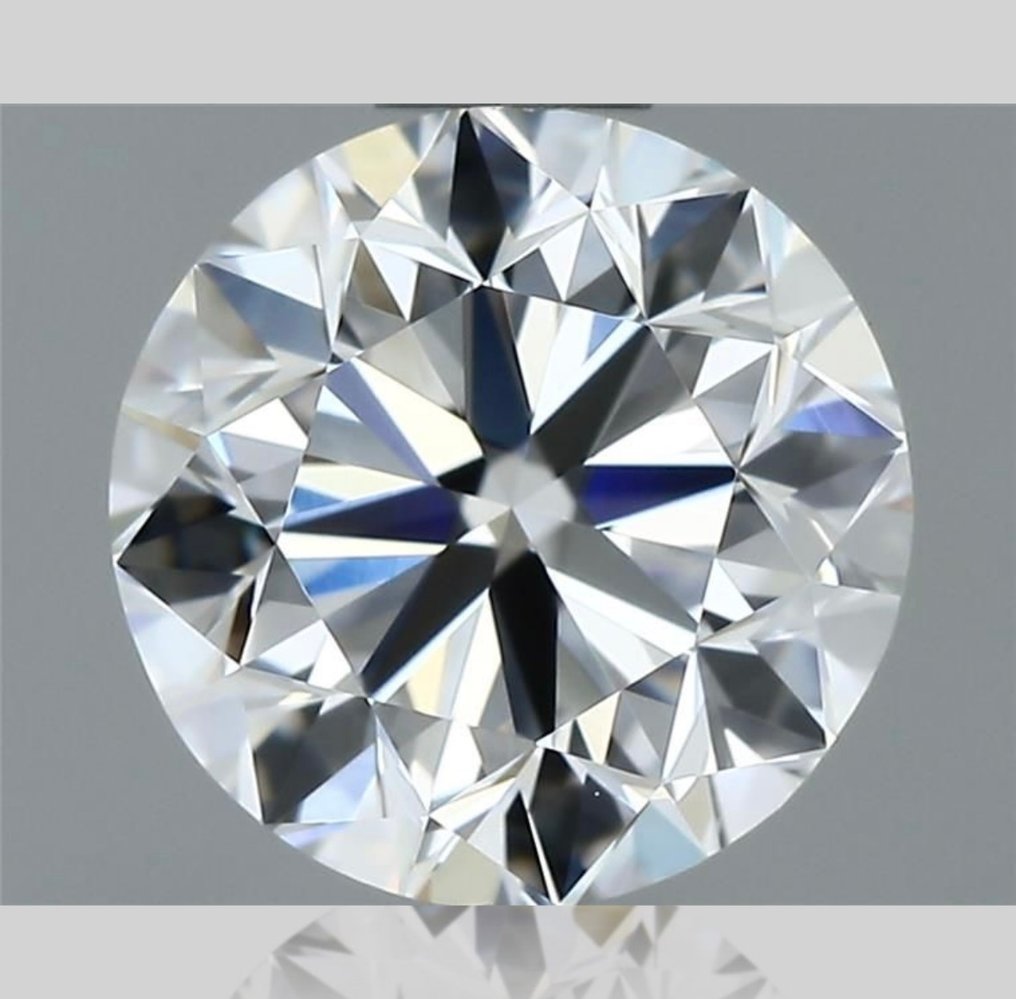 没有保留价 - 1 pcs 钻石 (天然) - 0.40 ct - 圆形 - J - VVS1 极轻微内含一级 - 国际宝石研究院(IGI) #1.0