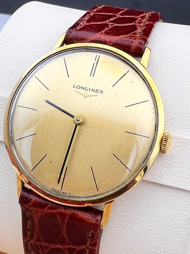 Longines - Calatrava Ultra Thin 18K 0.750 Solid Yellow Gold - 1041 - 428 - Miehet - 1970-1979 #1.0