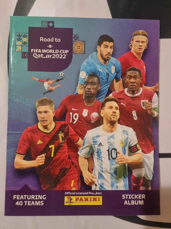 帕尼尼 Road To WC Qatar 2022 Empty album + complete loose sticker set - 近全新(NM) #2.1