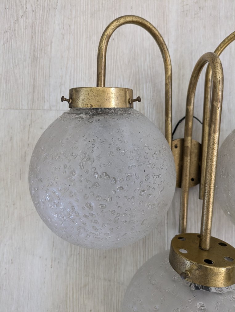 壁灯 - 玻璃, 黄铜 #3.2