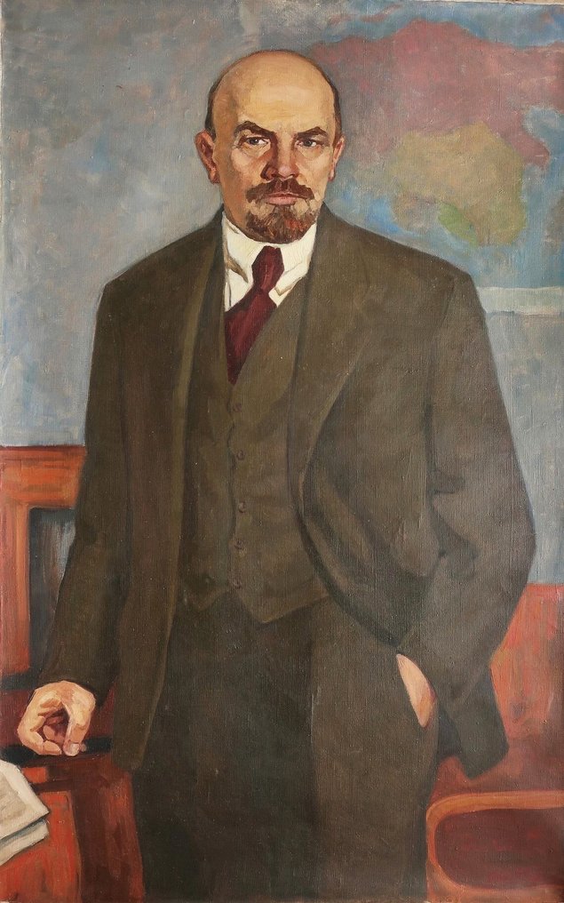 Georgy Sergeevich Voloshin (1925 - 2014) - Ritratto di Lenin #1.0