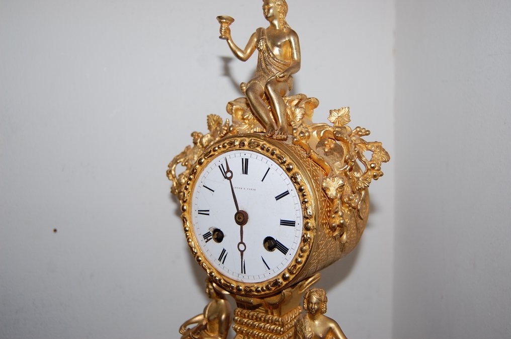 Olifant reloj de pared - - Bronce dorado - 1800-1850 #2.1