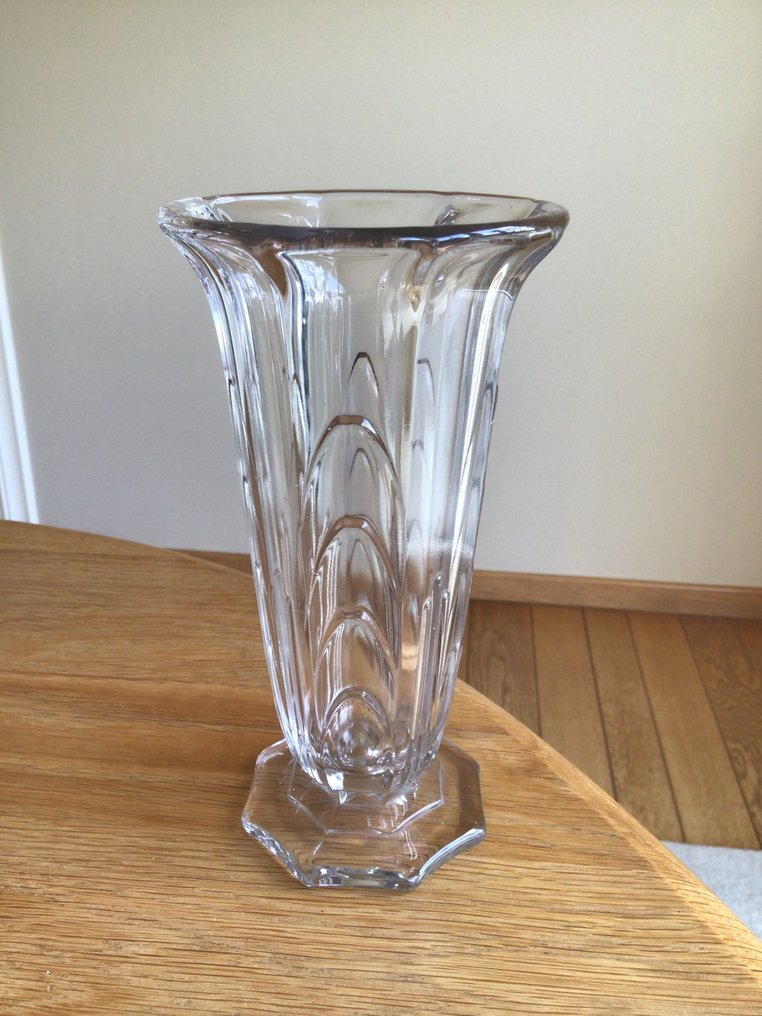 Val Saint Lambert - Charles Graffart & René Delvenne - Βάζο -  Μακιαβέλι  - Γυαλί - Λαυξβαλ `Art Deco #2.1