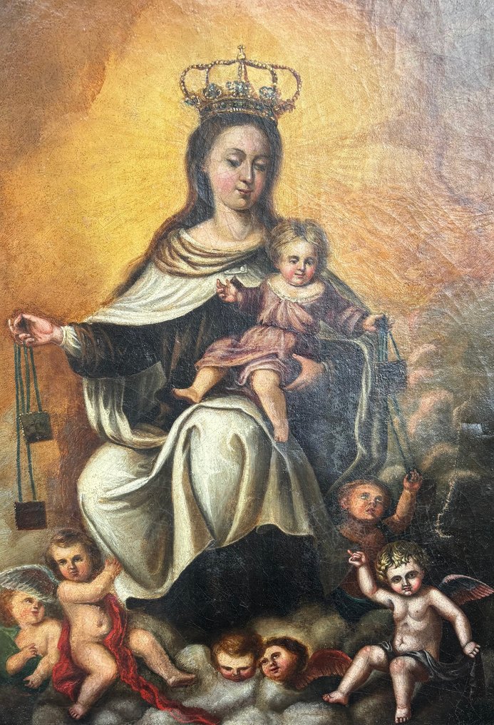 Spanish school (XVIII) - Virgen del Carmen #1.0