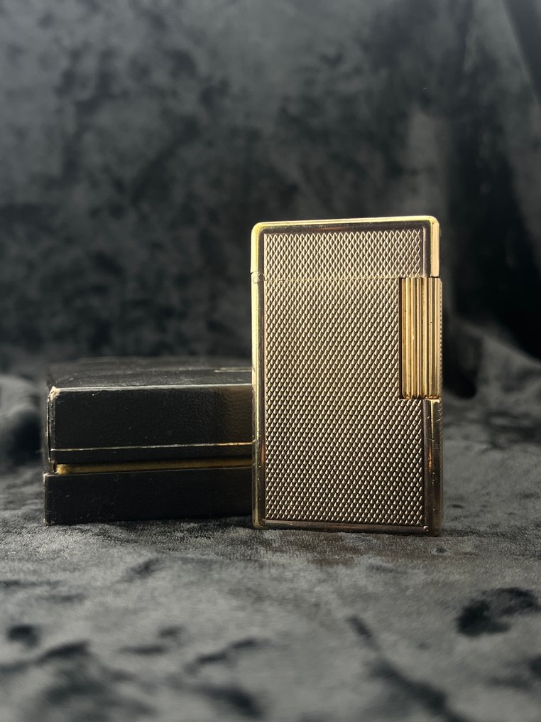 S.T. Dupont - Rare Large Line 1 with box - Brichetă - Placat cu aur #3.2