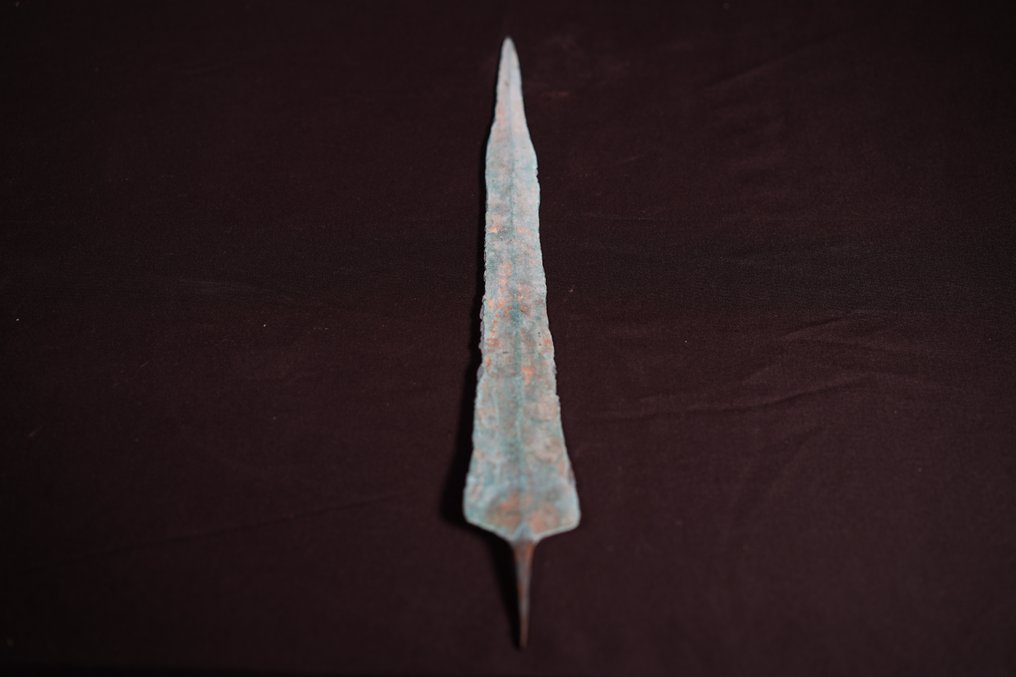 Near Eastern Bronze dagger blade, 37 x 5 cm #2.1
