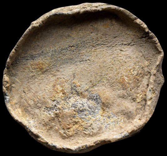 拜占庭帝國 铅板,带有大卫之星图案,33毫米,公元6-8世纪 戒指 (沒有保留價) #1.0