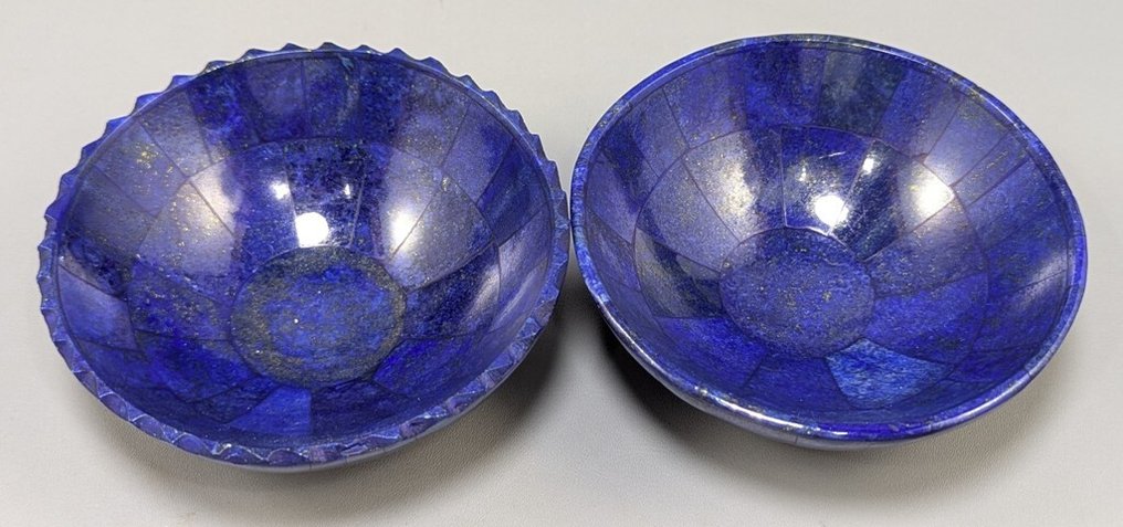Lapis Lazuli Bowls - Height: 106 mm - Width: 35 mm- 780 g - (4) #4.3