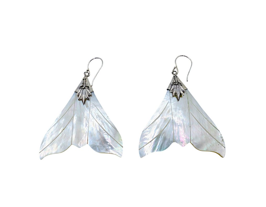 Ingen mindstepris - Øreringe Sølv - Perlemor - Boheme #1.0