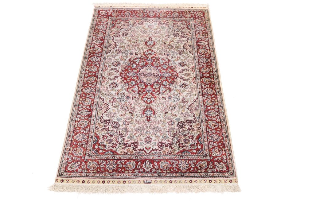 Silk Hereke Carpet with 10/10 Quality - Czysty luksus ~1 mln węzłów/m² - Dywan - 115 cm - 80 cm #1.0