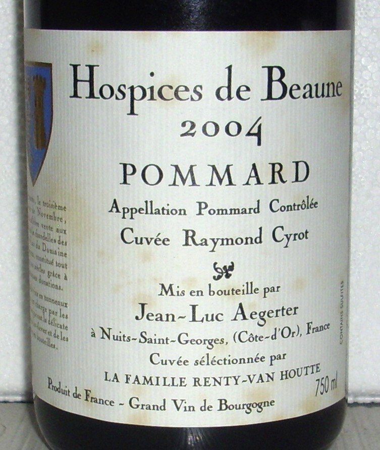 2004 Hospices de Beaune "Cuvée Raymond Cyrot" - Pommard - 2 Bottles (0.75L) #1.0
