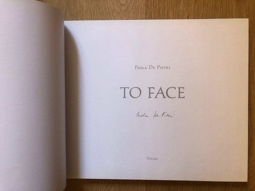 Signed; Paola De Pietri - To face - 2012 #1.0