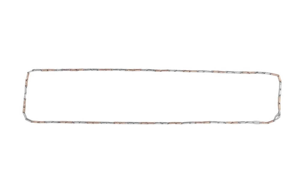 頸鏈 - 18 克拉 白金, 玫瑰金 #2.1