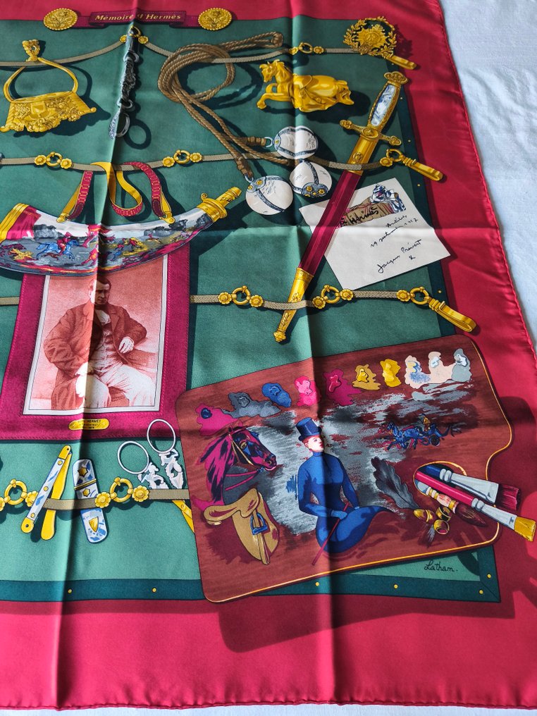 Hermès - MÉMOIRE D'HERMÈS by Latham -Audibert Caty, recherché - Könnyű selyem #3.2