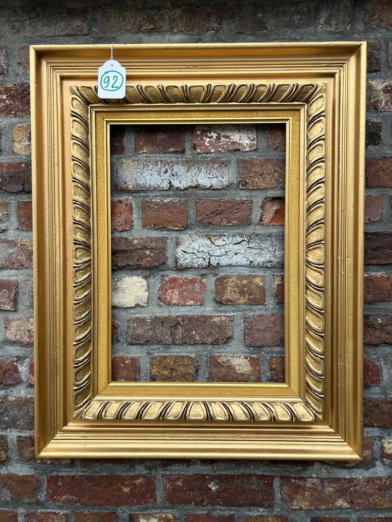 群架  - 镀金凸出实木画框。适用于50x35厘米的画作。 #1.0