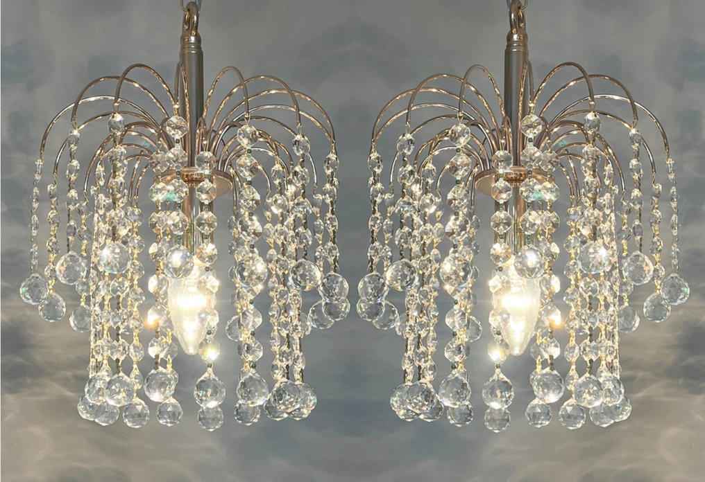 Swarovski - Πολυέλαιος (2) - Κρύσταλλο, Bladgoud #1.0