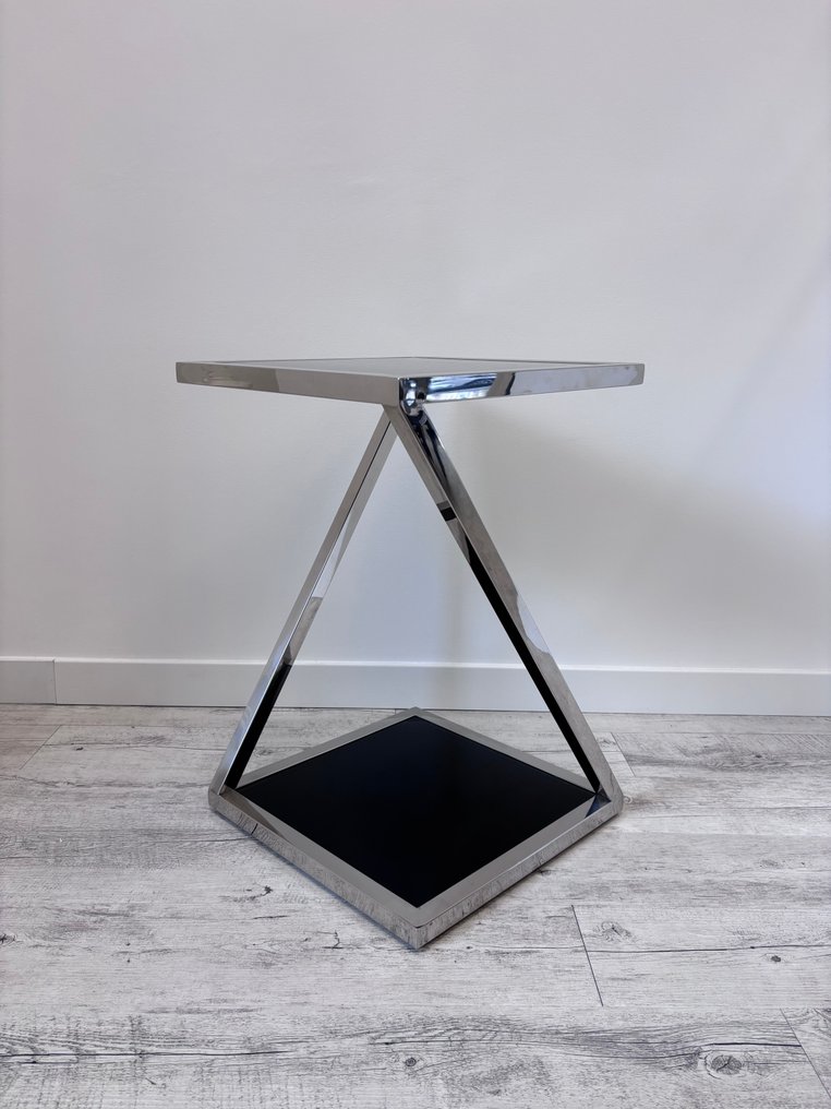 中心桌 - 钢, 水晶 #1.0