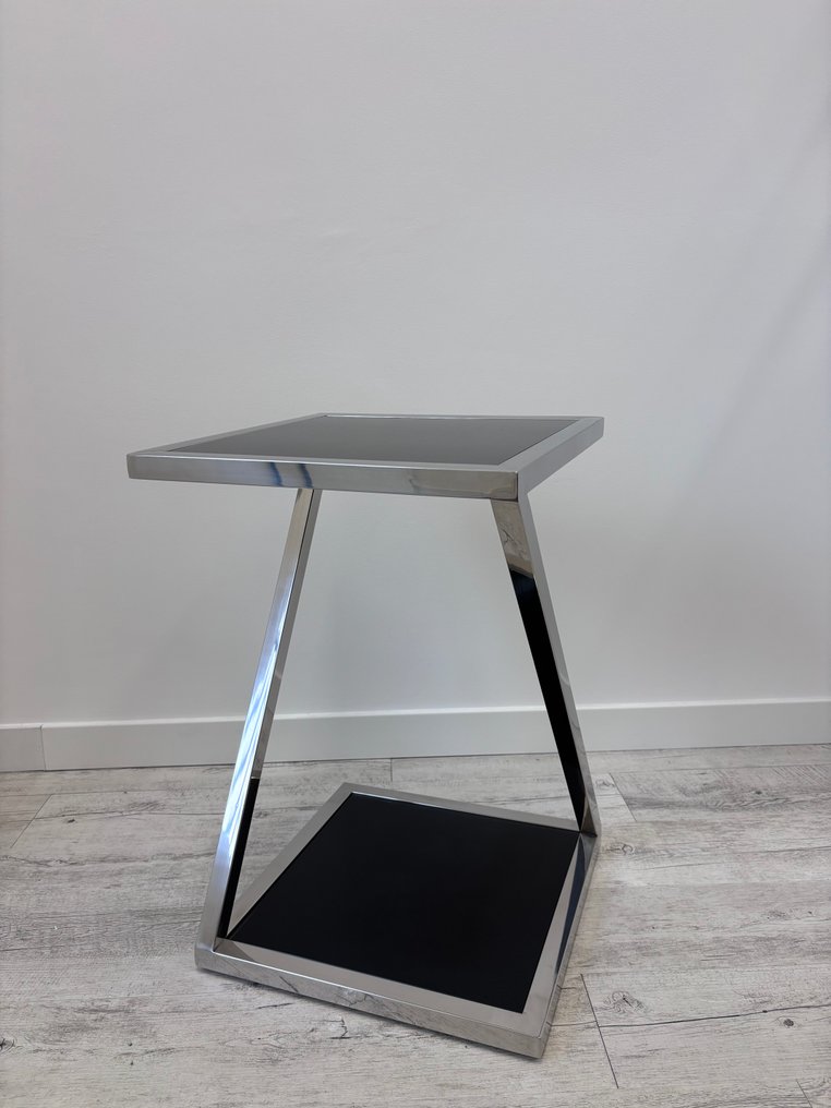 中心桌 - 钢, 水晶 #2.1