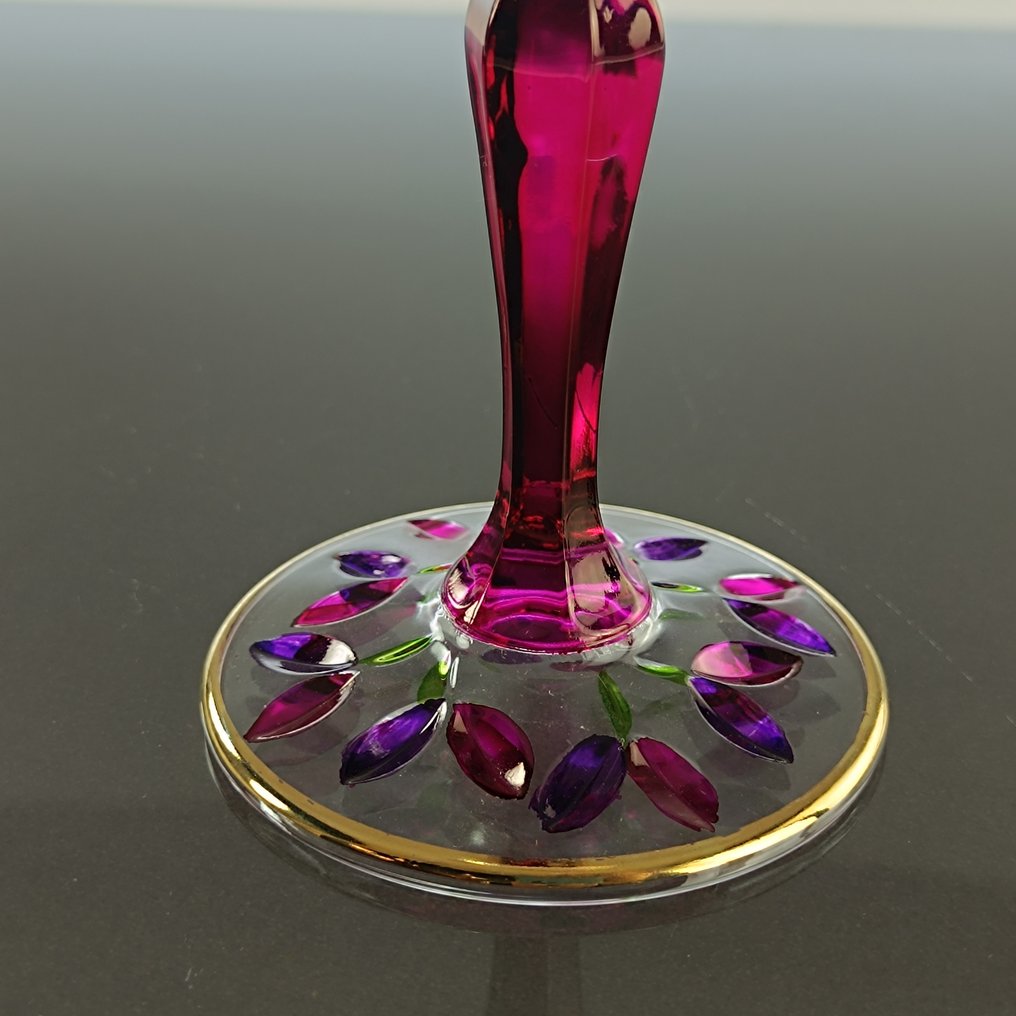 Secoloventesimo - 圣杯 (6) - Leaves Gold Chalice - 24K金 - 无铅水晶 #3.2