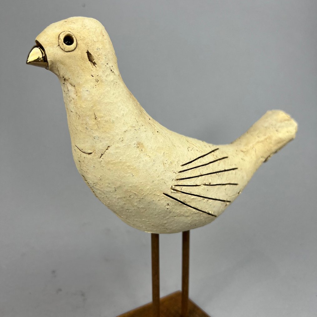 Ewa Budzowska - The bird- big- (with 24carat gold) #1.0