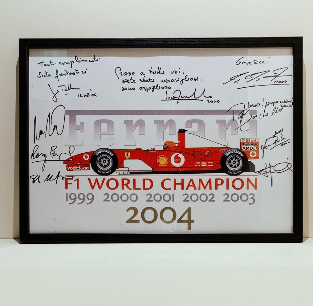 Michael Schumacher-Ferrari 1999-2000-2001-2002-2003-2004 - F1 WORLD CHAMPION #1.0
