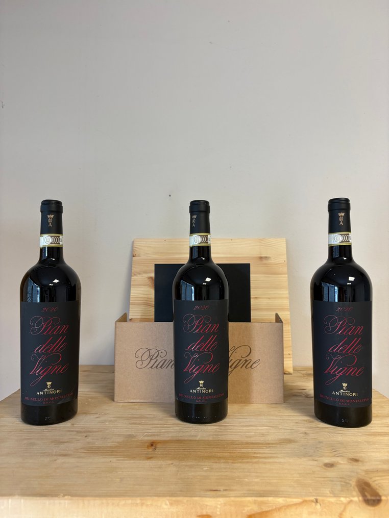 2020 Antinori, Pian delle Vigne - Μπρουνέλο ντι Μονταλσίνο DOCG - 3 Bottles (0.75L) #1.0