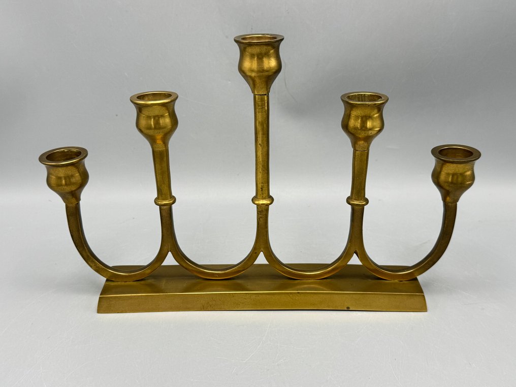 Tafel kandelaar 5-armig - 烛台 - 黄铜 #4.3