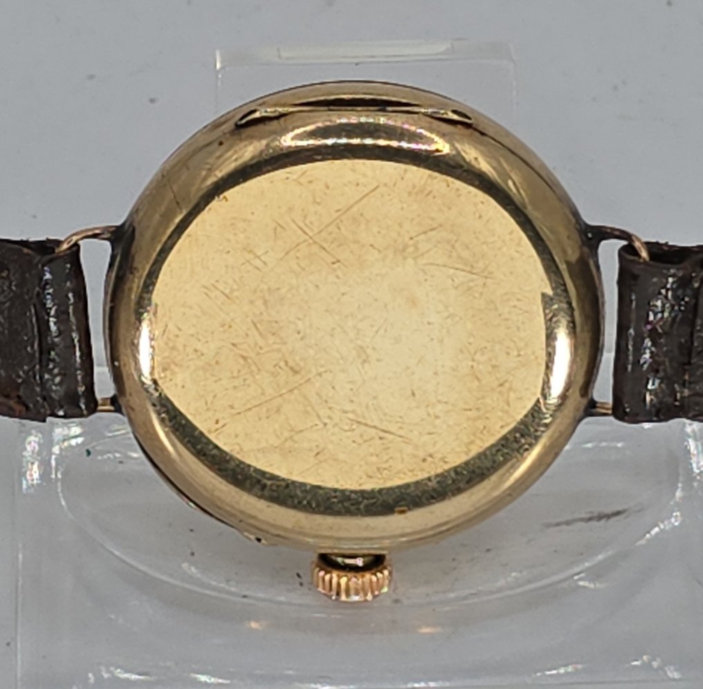 Atlas Watch Co./Stauffer, Son & Co., La-Chaux-de-Fonds, - frühe 9K Trench Watch - Eigenkaliber - Schweiz um 1914 - Unisex - 1900-1949 #4.3