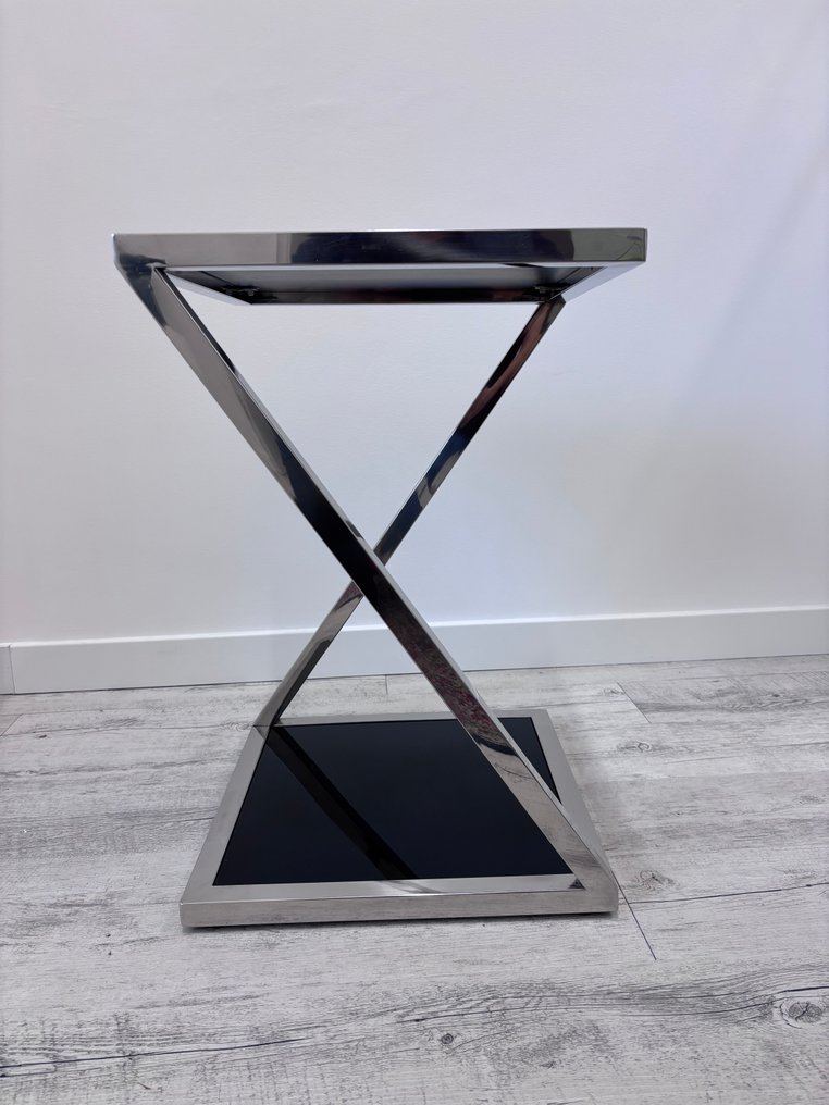 中心桌 - 钢, 水晶 #3.2