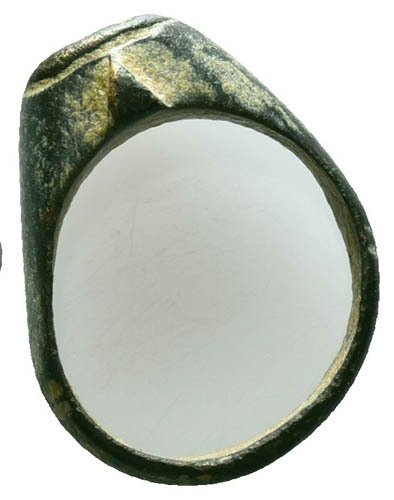 维京时代 黄铜色, 代表太阳系的维京风格美丽戒指，直径15毫米，公元9至11世纪 戒指  (没有保留价) #3.2