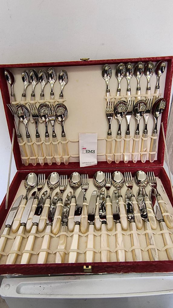 Servizio di posate per 12 - Resina - Made in Italy 48+38 pezzi #2.1