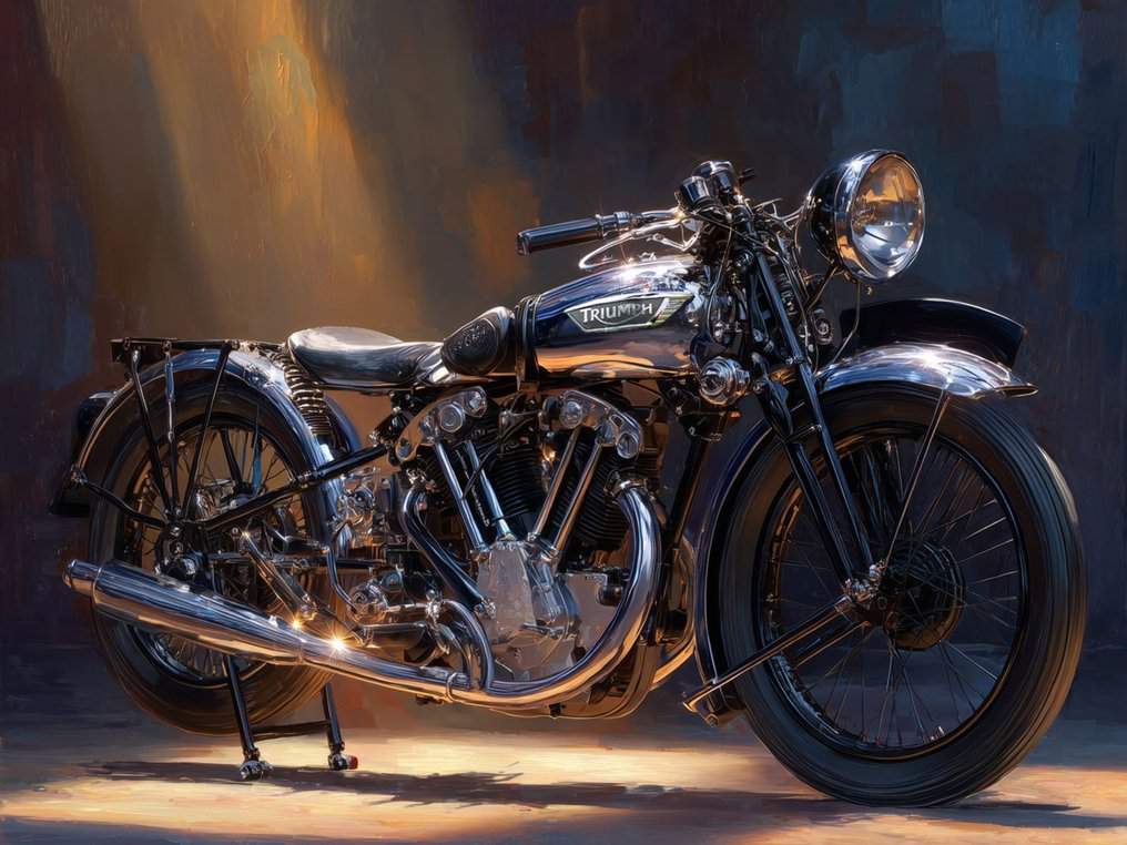 Canvas Fit - Alberto Ricardo - Triumph de acero y luz #1.0