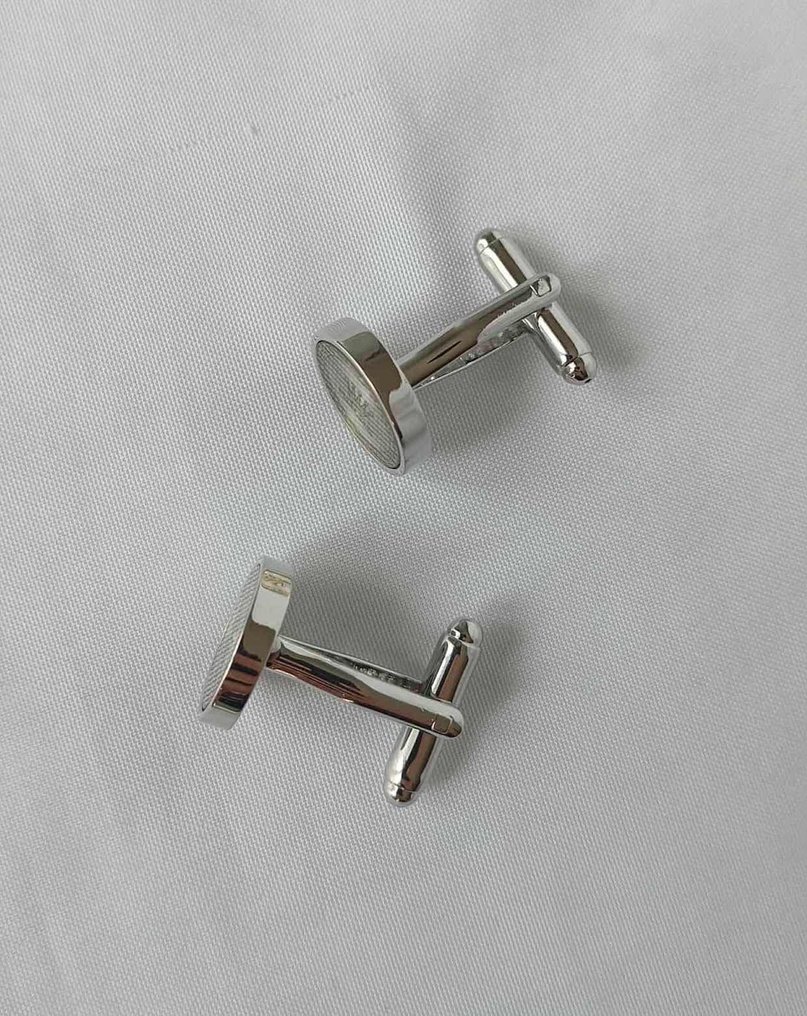 Argento placcato - Gemelli - Gemelli da camicia Rolex argento #3.2