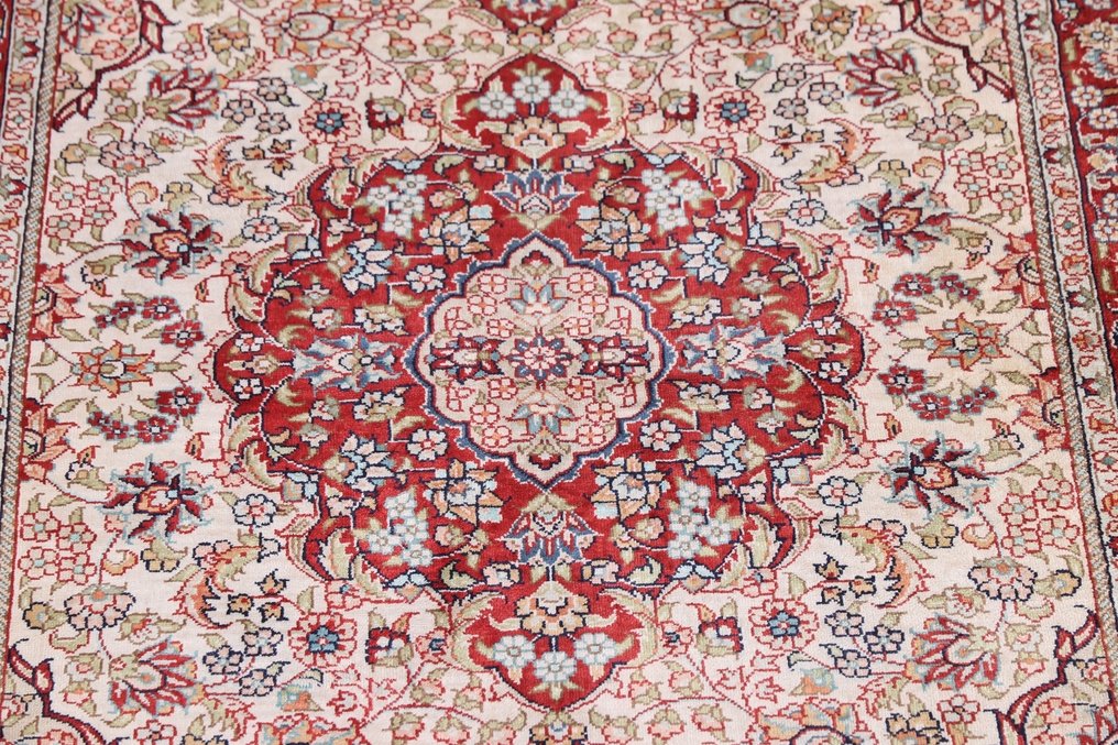 Silk Hereke Carpet with 10/10 Quality - Czysty luksus ~1 mln węzłów/m² - Dywan - 115 cm - 80 cm #3.2