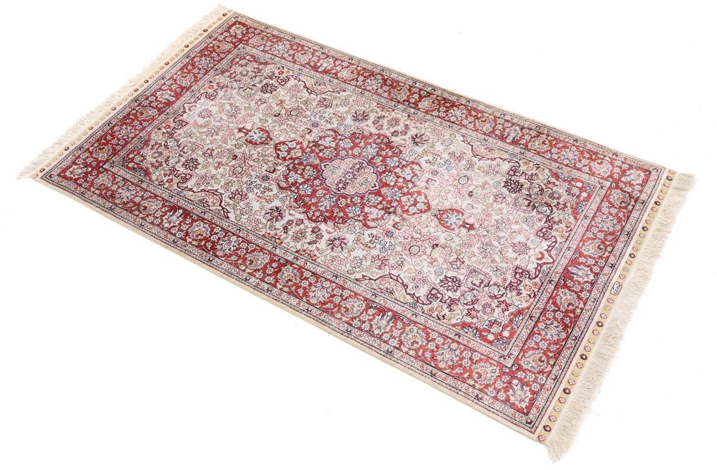Silk Hereke Carpet with 10/10 Quality - Czysty luksus ~1 mln węzłów/m² - Dywan - 115 cm - 80 cm #2.1
