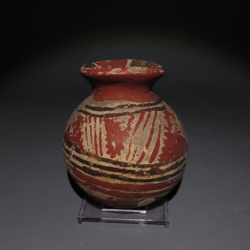 Chupícuaro,瓜纳华托,墨西哥 Terracotta 容器。公元前400年至公元100年。高8厘米。西班牙出口许可证。 #1.0