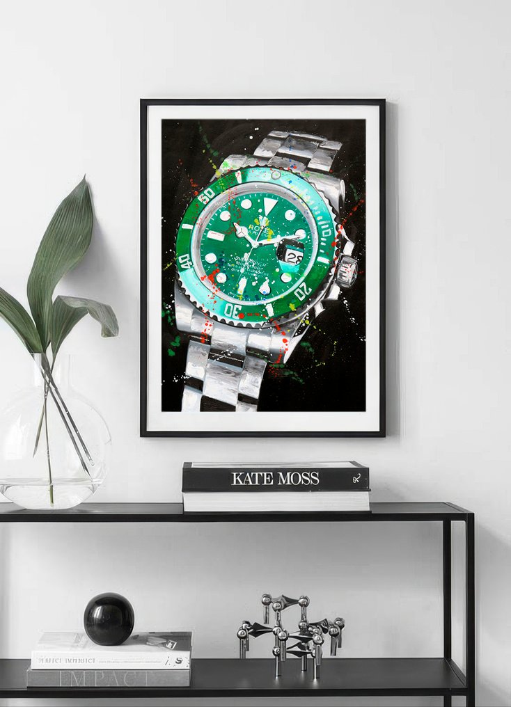 Vintage Rolex "hulk" submarine by Fransman Art (1972) - Limited edition, sigend and numbered by artist. Exclusive on catwiki #1.0