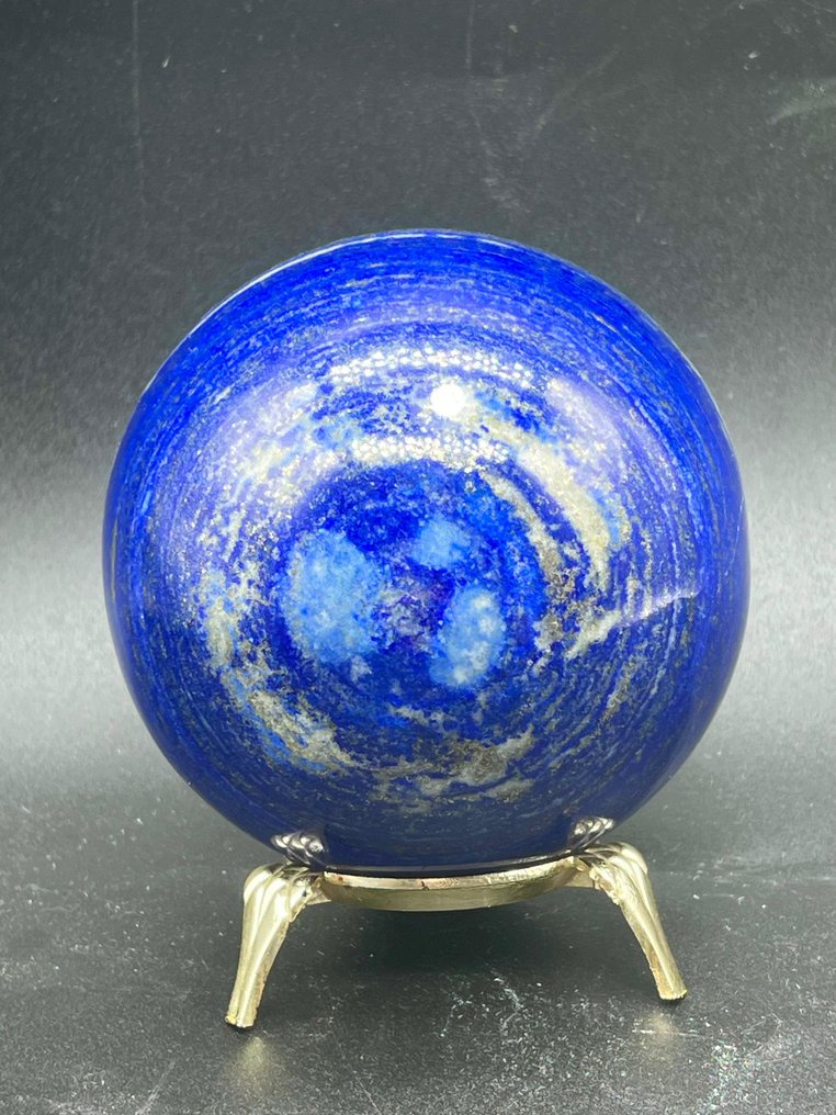 Lapis lazuli levigato Sfera - Altezza: 93 mm - Larghezza: 93 mm- 1195 g - (1) #3.2