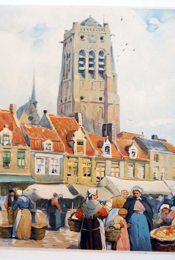 Flori(mond) Van Acker - Markt in Veurne - Lata 30. #3.2