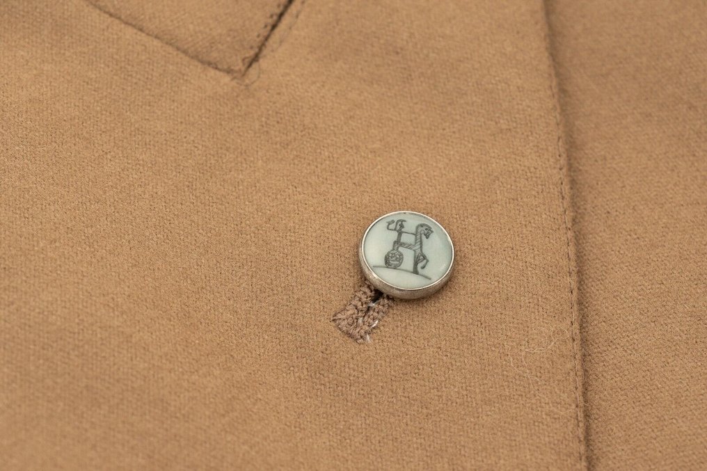 RRP 1500€ EIDOS by ISAIA NAPOLI Camel Double Breasted Jacket Sport Coat Wool Twill - 48 IT - 夾克 - New with tags #3.2