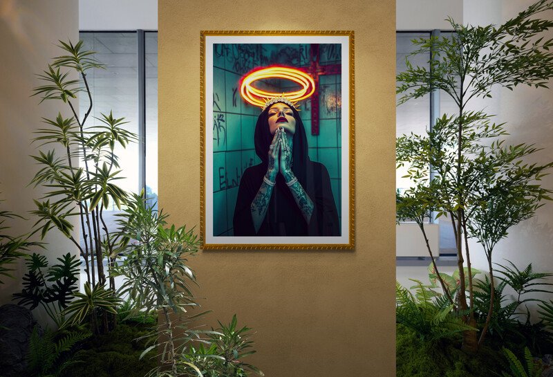 CREATIVE_HUB - Tatoo nun time for praying #2.1