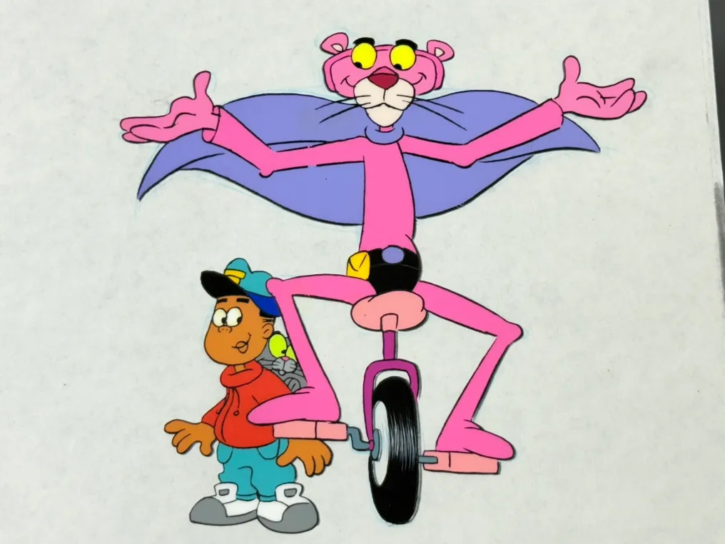 DePatie & Friz Freleng - Original cel & drawing - The Pink Panther Show