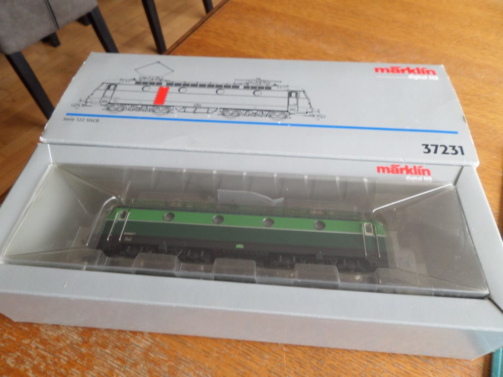 Märklin H0 - 37231 - Ηλεκτροκίνητη ατμομηχανή (1) - Σειρά 122 SNCB - NMBS #1.0