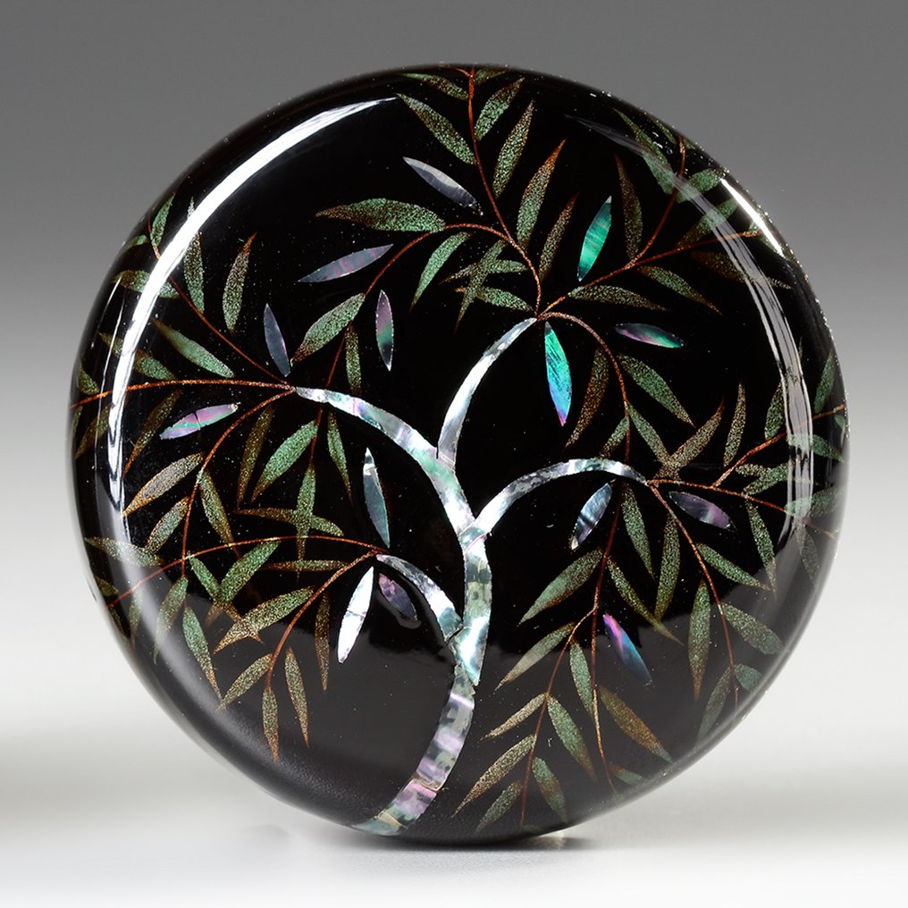 Natsume 棗 (contenitore per il tè) - Lacca - Takeda Issei (contemporary) - Giappone - Periodo Shōwa (1926-1989) #1.0