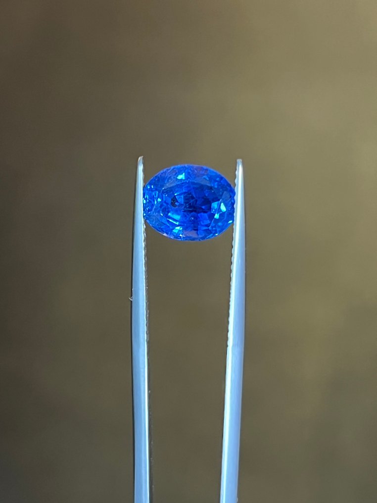Μπλε Ζαφείρι  - 3.86 ct - Gem research Swiss Lab (GRS) - Μπούρμα - Επενδύσεις #1.0