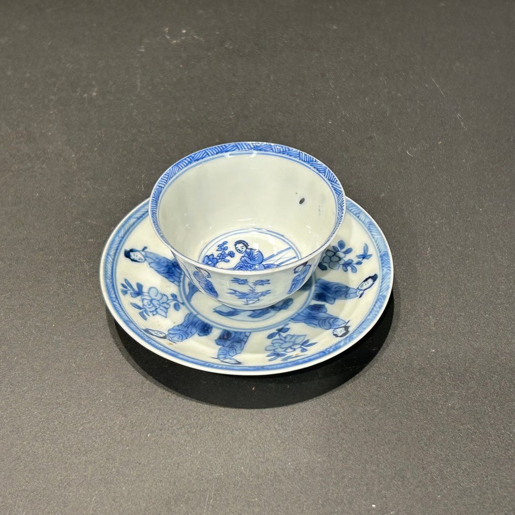 Csésze és csészealj - Porcelán - Kangxi kop és schotel #2.1