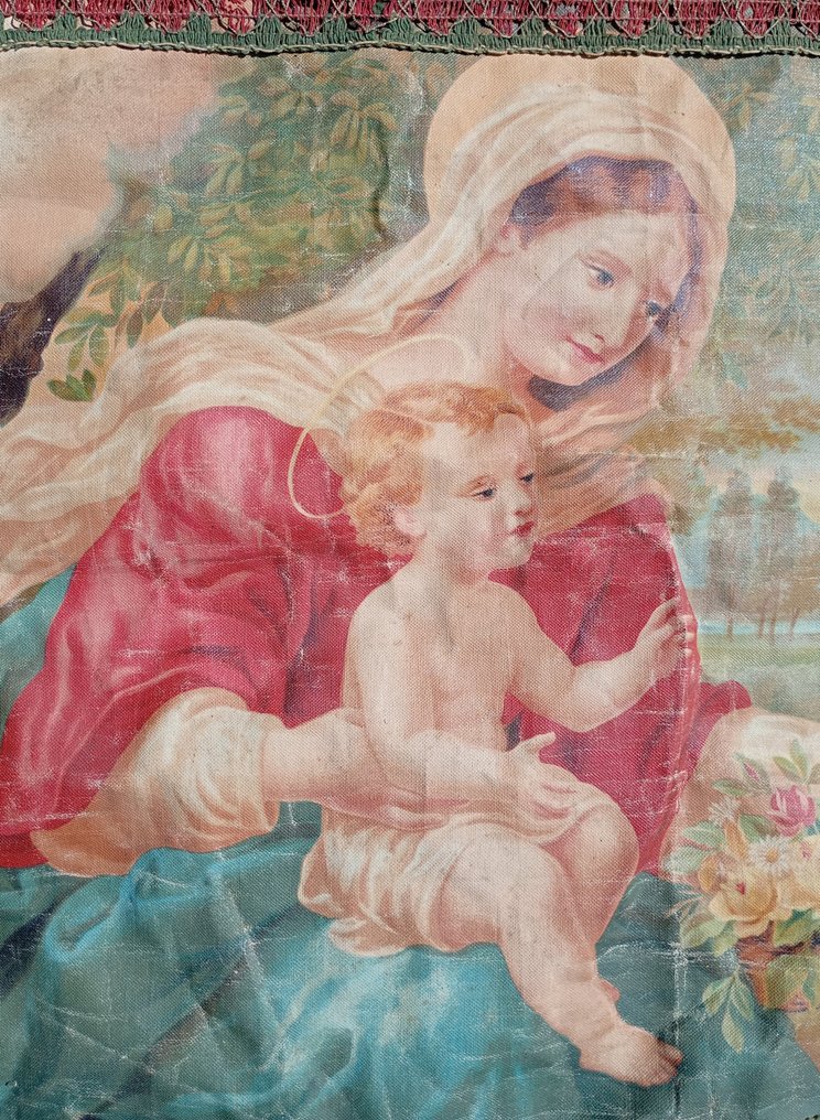 Tapeçaria - 60 cm - 96 cm - Madonna com o menino #4.3