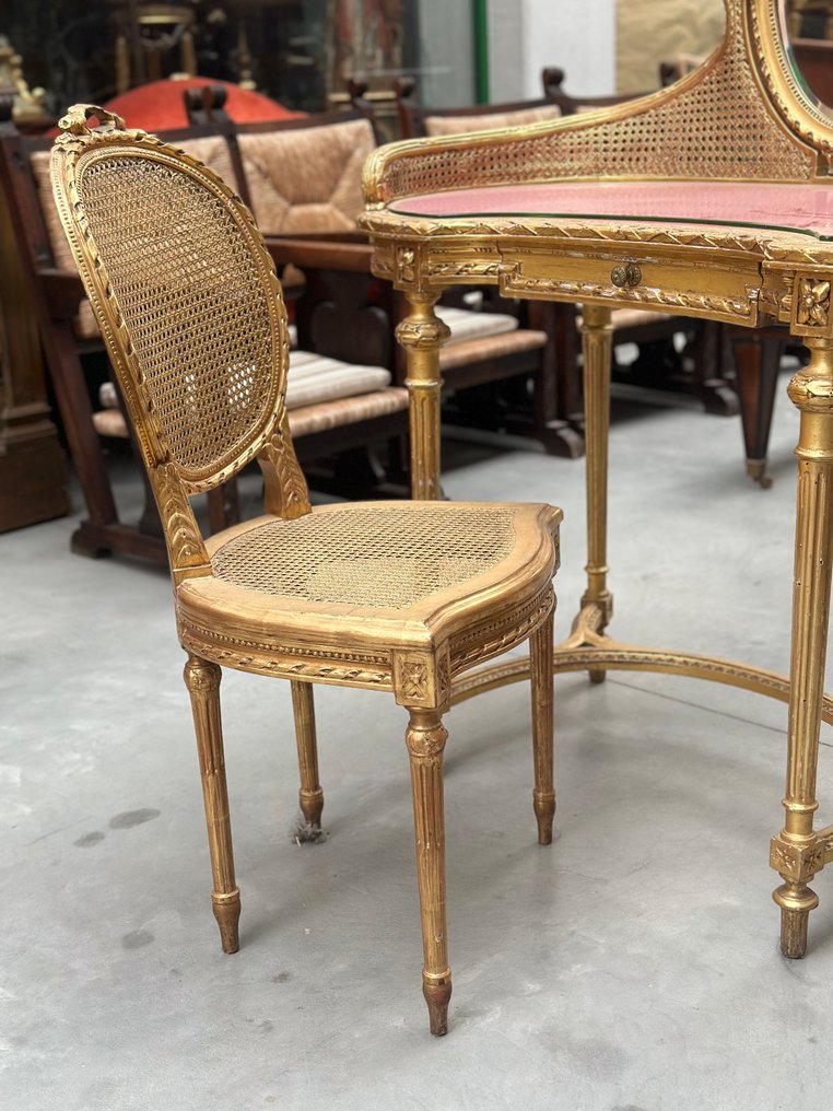 Kabinet (2) - Fa, Üveg, aranyozott felület #3.2