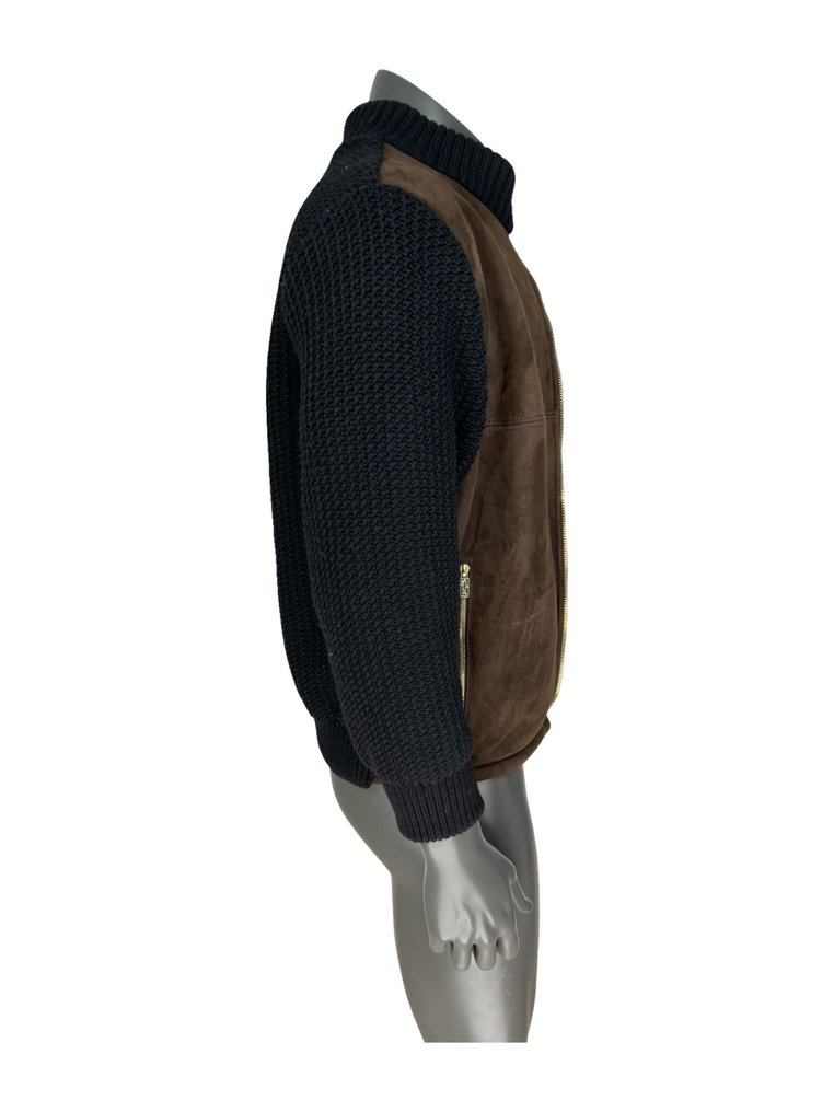 Paul & Shark Exclusive Leather Coat Jacket - 皮夹克 - 复古 #4.3