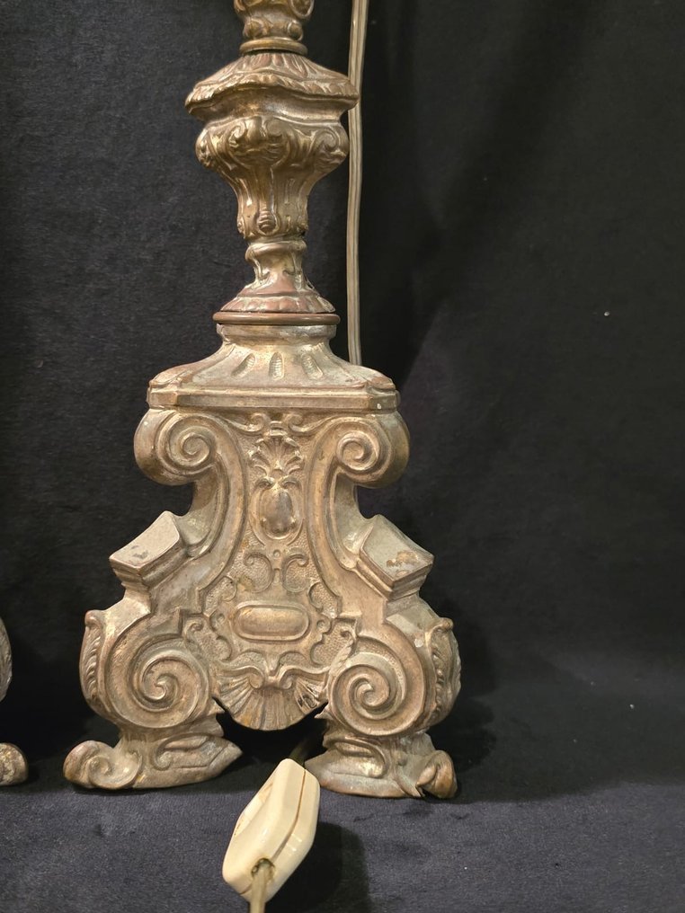 烛台 (2) - 铜, 金属 - 一对烛台 #2.1